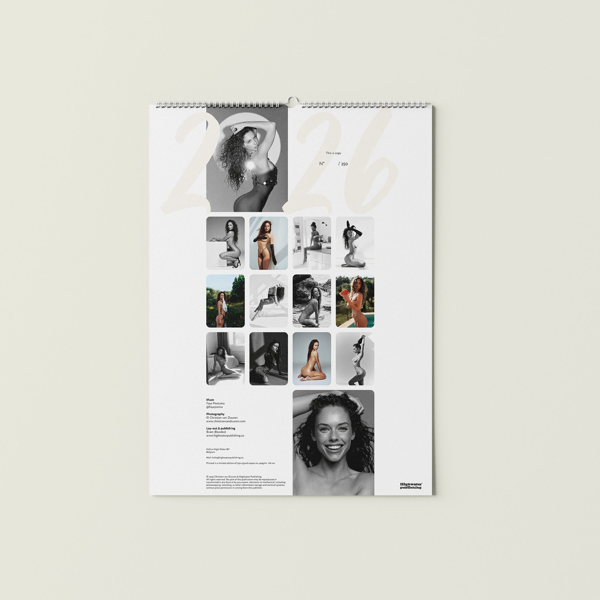 Faye calendar 2026 (signed)